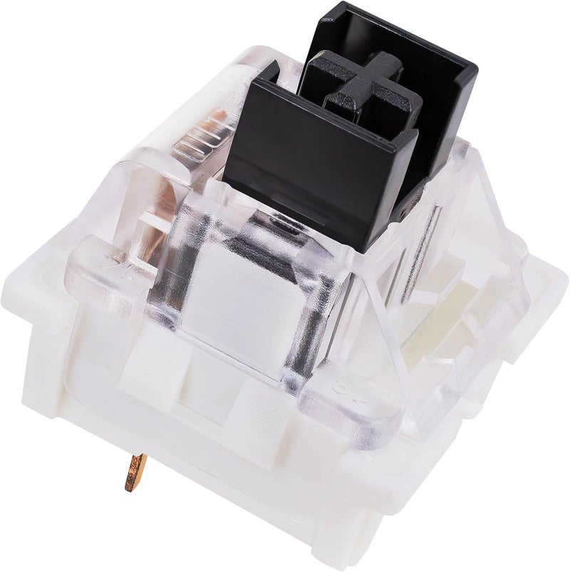 MarsHopper OUTEMU Black Switch 3-Pin Key Switch Replacemen - Cherry MX Equivalent DIY Replaceable Switches for Mechanical Gaming Keyboards(90PCS) - Image 1