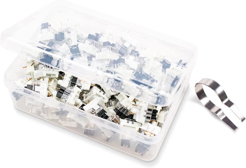 MarsHopper OUTEMU Black Switch 3-Pin Key Switch Replacemen - Cherry MX Equivalent DIY Replaceable Switches for Mechanical Gaming Keyboards(90PCS) - Image 4