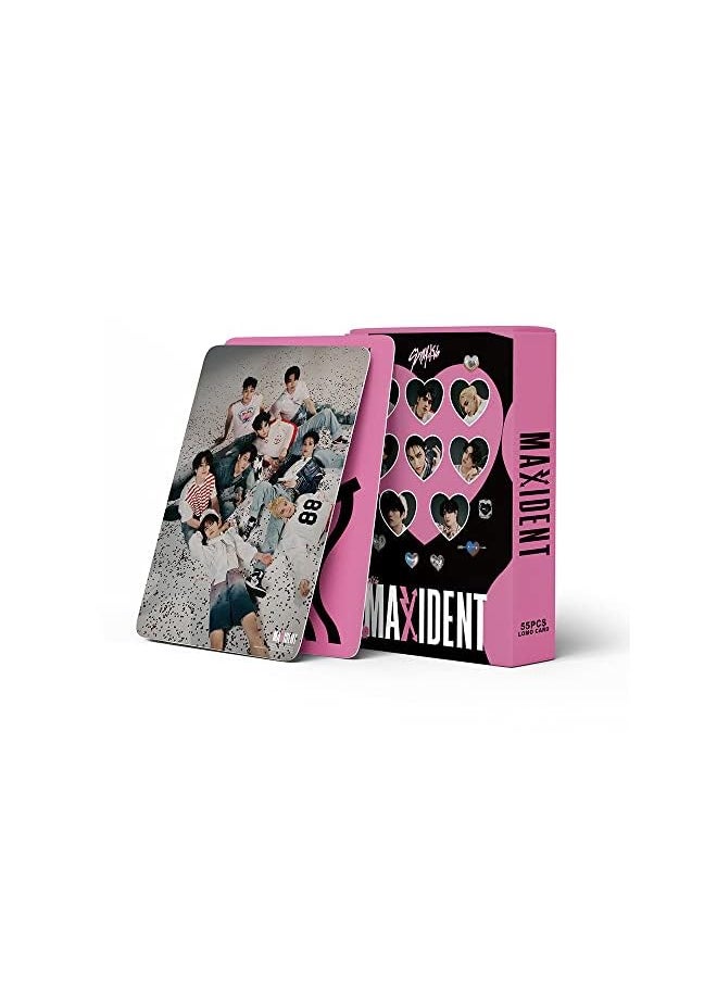 erorex - 55 Pcs Stray Kids Photocards SKZ's New Album Photocards, Stray Kids Merchandise Gift Stray Kids Oddinary Mini Lomo Card Set, Kpop SKZ's Greeting Cards Set for SKZ Fans Stay Collection - Image 1