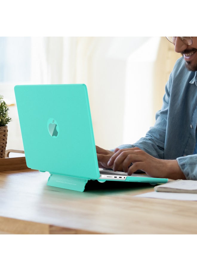 Generic For Macbook Notebook Lightweight Design Protective Cover Air Computer Case Pro Invisible Stand Protective Case-Color:Matte Red-invisible Bracket Shell-Applicable Models:13.6 Air M2/m3 (a2681/a3113)  - Image 5