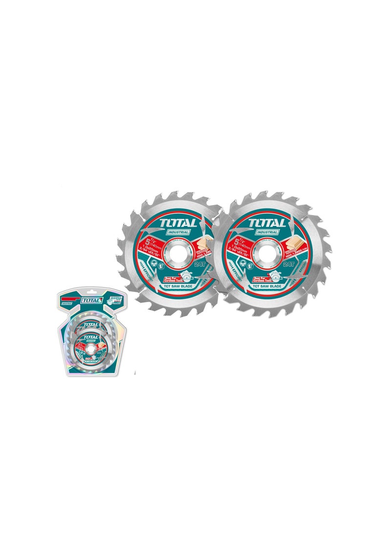 TOTAL Ultra-thin TCT saw blade set 2 PCS 