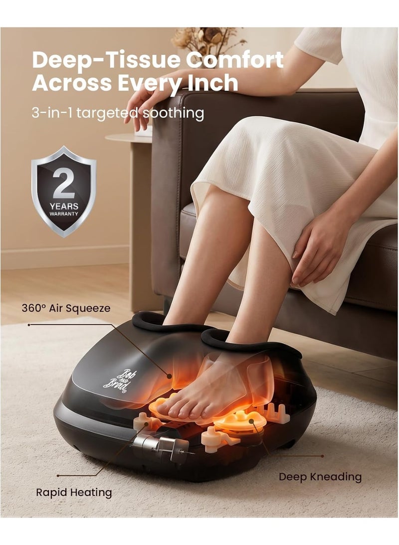 Lite Shiatsu Foot Massager with Heat – Deep Kneading Electric Foot Massager for Plantar Fasciitis, Pain Relief & Compression with Remote Control (Valentine’s Gift) - Image 4