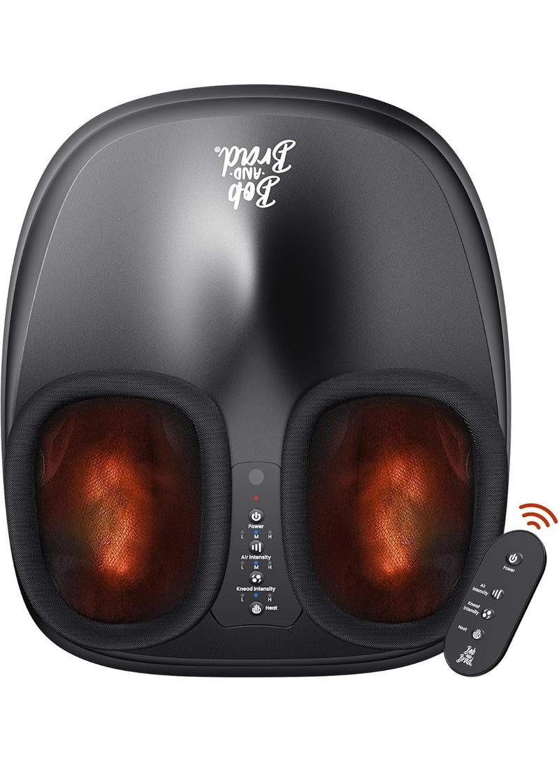 Lite Shiatsu Foot Massager with Heat – Deep Kneading Electric Foot Massager for Plantar Fasciitis, Pain Relief & Compression with Remote Control (Valentine’s Gift) - Image 1
