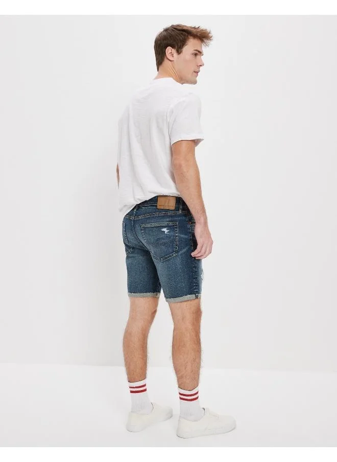 American Eagle AE AirFlex+ 9" Athletic Fit Denim Short