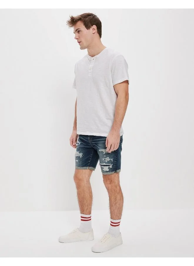 American Eagle AE AirFlex+ 9" Athletic Fit Denim Short