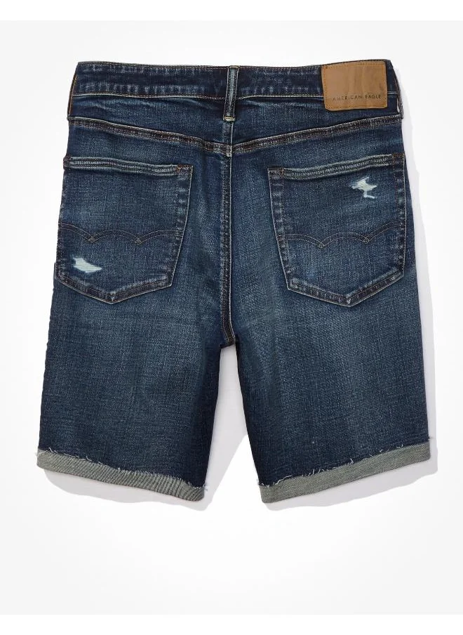 American Eagle AE AirFlex+ 9" Athletic Fit Denim Short
