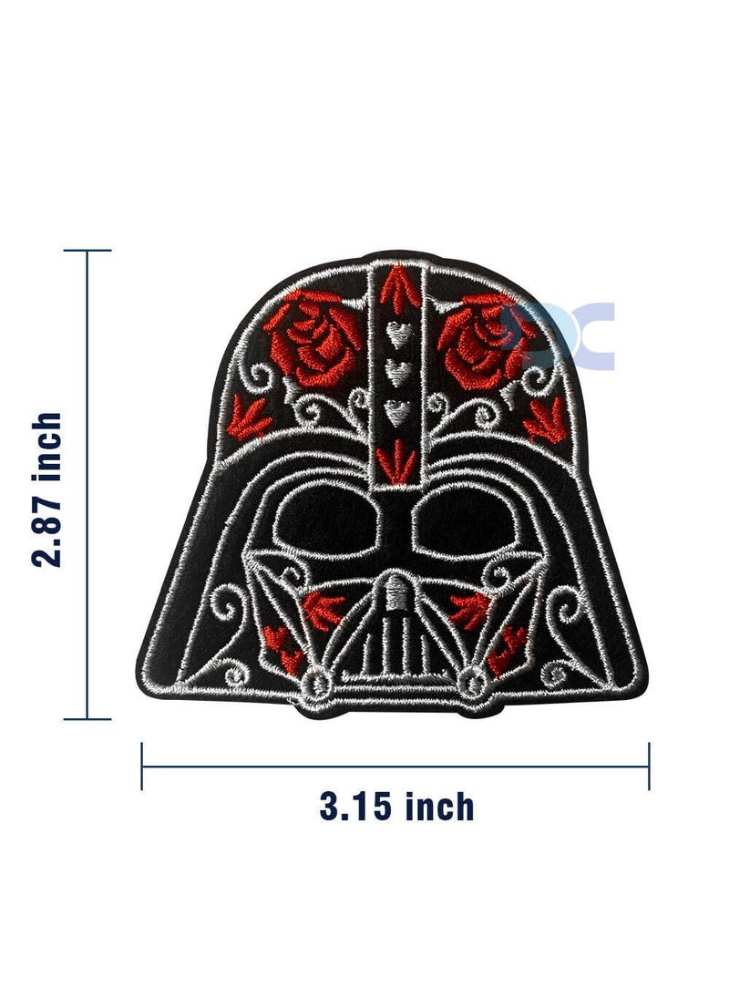 Daily Crafts Daily Crafts Unisex Sew on Embroidered Denim Jacket Jeans Dress Patch for Clothing E  - Image 3