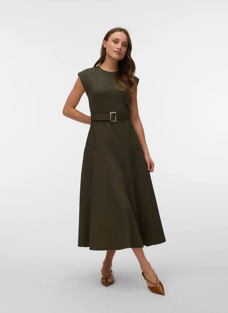 Vero Moda VMBRENDA Sleeveless O-Neck Type 7/8 Dress Sleeve Jersey
