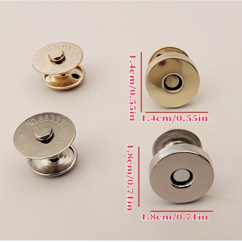 20 Pairs Magnetic Concealed Snaps For Hats Bags And Clothing Large Size - Image 3
