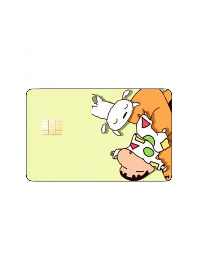 RKN PRINTED BANK CARD STICKER Shinnosuke From Crayon Shin Chan Anime - Image 1