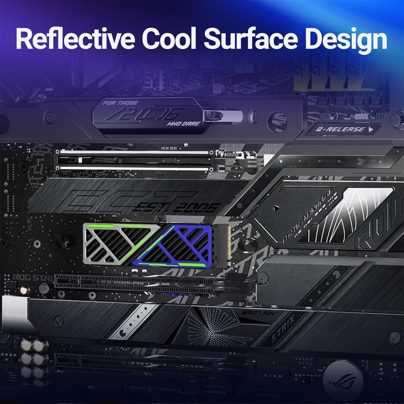 جيي مبدد حراري NVMe M.2 SSD، مبدد حراري عالي الكفاءة من سبائك المغنيسيوم والألومنيوم مع وسادة سيليكون حرارية لـ PS5/mATX/MiniATX، متوافق مع Samsung 990 EVO Plus/990 PRO/980 Pro/980 EVO/970 Pro/970 EVO - Image 3