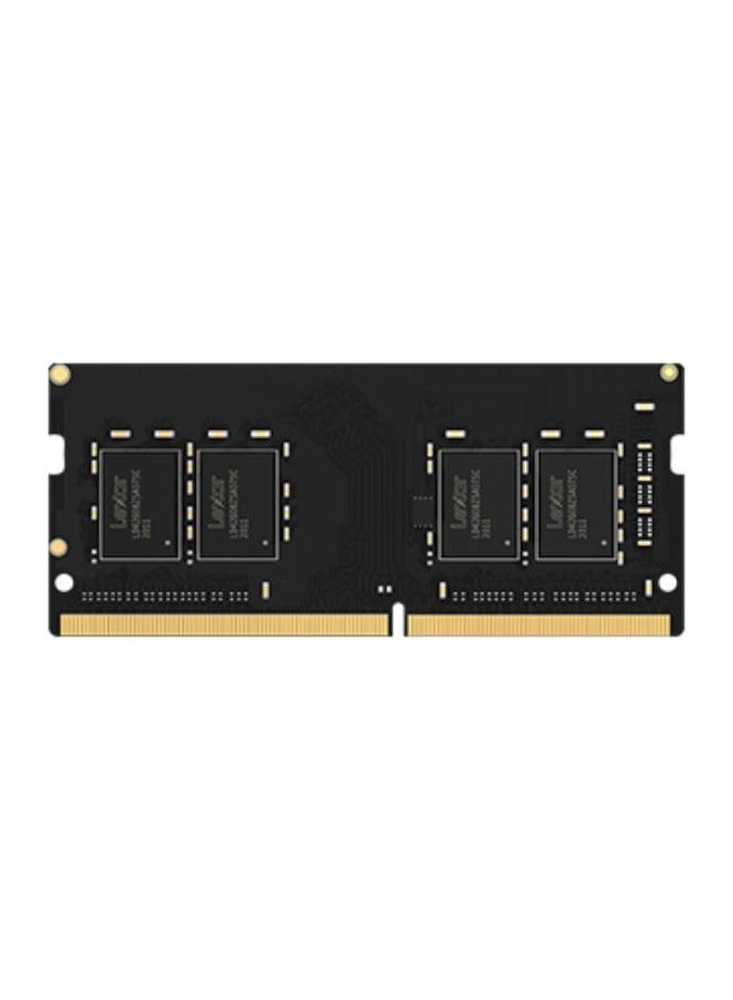 Lexar®DDR4 8GB 260 PIN So-DIMM 3200Mbps, CL22, 1.2V- 3200/2666 SODIMM Laptop Memory, 260 Pin 69.6 mm x 30 mm 69.6 mm x 30 mm 69.6 mm x 30 mmmm Black - Image 1