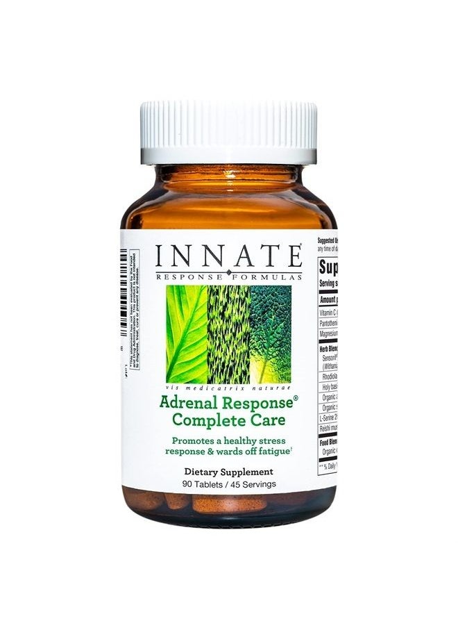 Innate Response Formulas , Adrenal Response Complete Care, Herbal Supplement, Vegetarian, Non-GMO, 90 tablets (45 servings)  - Image 1