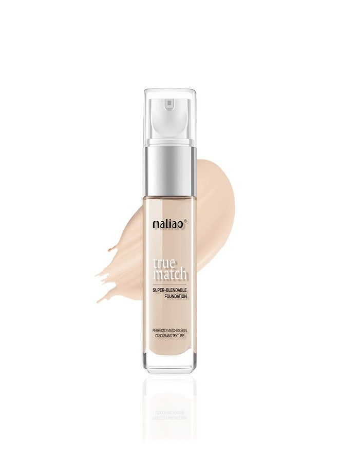 Maliao True Match Super-Blendable Foundation - Perfectly Matched Beauty (WHITE IVORY) - Image 1