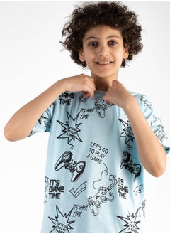 Arafa Printed Boys T-shirt  - Image 1