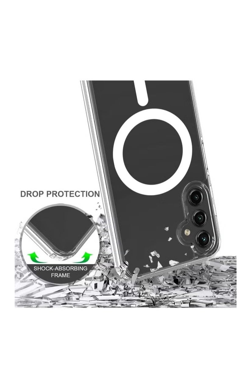 UMIXPRO Case for Samsung Galaxy S24 5G 2024 Magnetic Cover Compatible with MagSafe Hard Back Slim Shockproof Bumper Support Wireless Charging - Image 4