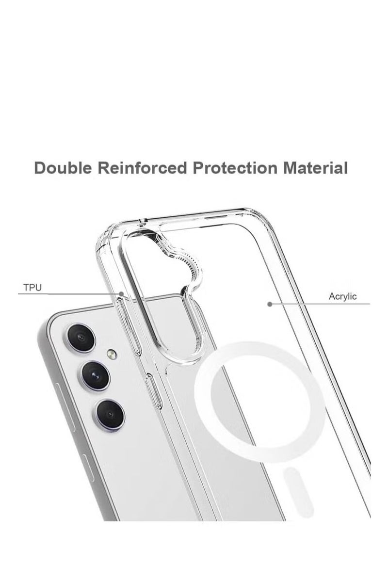 UMIXPRO Case for Samsung Galaxy S24 5G 2024 Magnetic Cover Compatible with MagSafe Hard Back Slim Shockproof Bumper Support Wireless Charging - Image 5