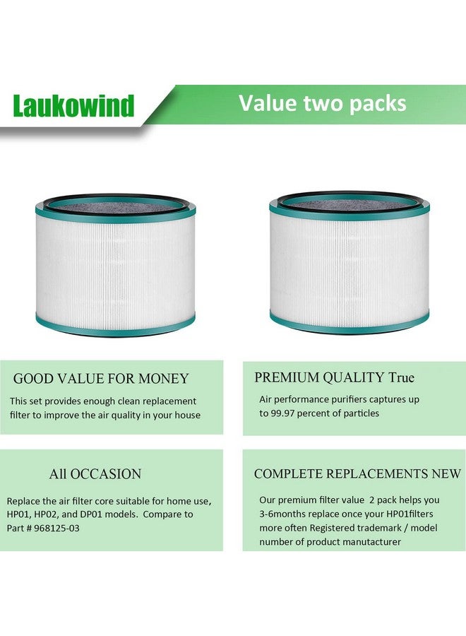 Laukowind 2 Pack HEPA Air Purifier Filter Replacements for Dyson HP01, HP02, DP01 Desk Purifiers - Compatible with Part # 968125-03 - Image 5