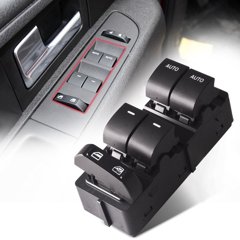 Predep Front Driver Side Master Power Window Switch for 20112014 Ford F150 Master Control Switch Replace BL3T14540AAW