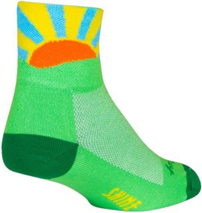Classic 3in Sunshine Cycling/Running Socks (Sunshine - L/XL)