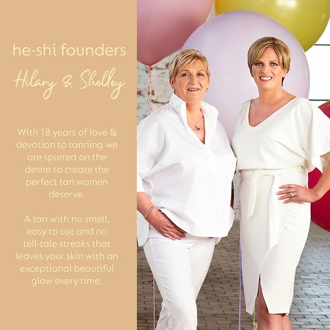 HeShi Self Tan Gold Mousse Instant Tan Bronzing n Natural Fake Ta Glow Fast Drying No Smell Tan Vegan CrueltyFree Buildable SunKissed Fake Tan