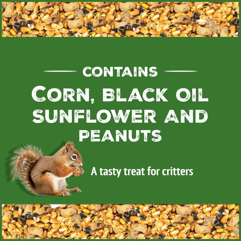 Pennington Pride Squirrel & Critter Blend With Corn, Sunflower Seeds and Peanuts, Helps Keep Critters Away From Bird Feeders, 10-lb. Bag - Image 2