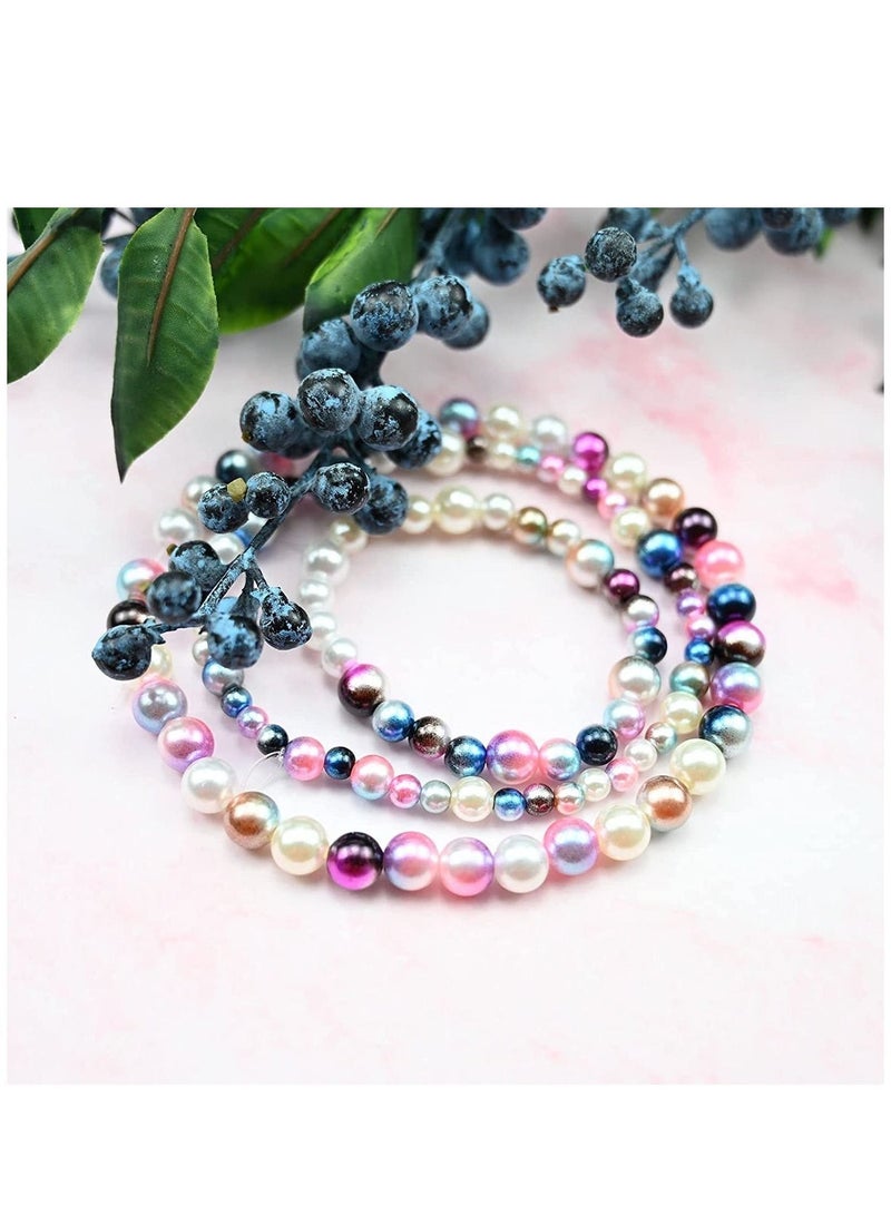 Bluejw 1890-Piece 4-10mm Mermaid Gradient Phantom Pearl For Jewelry Making DIY Bead Making Kit - Image 3