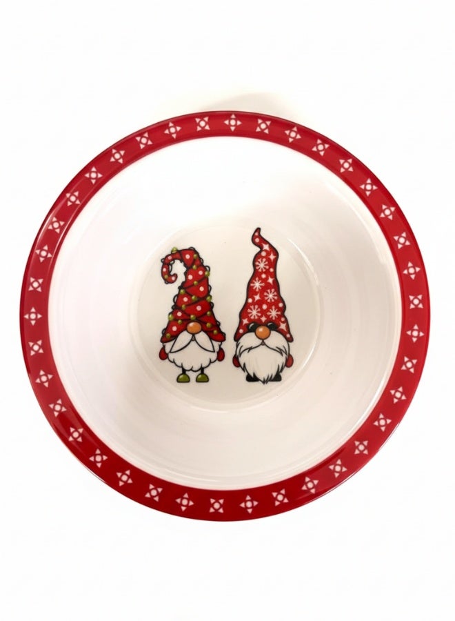 FEELINGS Kids Melamine Christmas Bowl 16 cm – Santa Print - Image 1