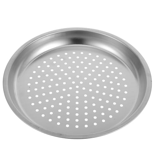 Hemobllo Stainless Steel Steamer Tray for Wok 1220 Inch Steaming Pan Rack for Vegetables Dumplings Dim Sum Healthy Cooking Kitchen Tool - Image 1