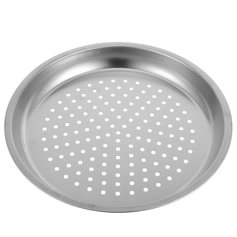 Hemobllo Stainless Steel Steamer Tray for Wok 1220 Inch Steaming Pan Rack for Vegetables Dumplings Dim Sum Healthy Cooking Kitchen Tool - Image 2