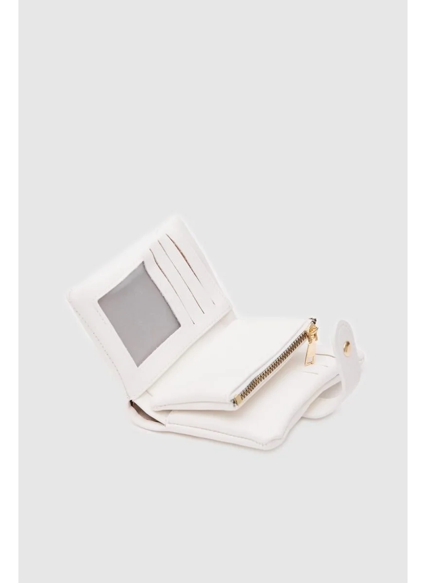 Shule Bags Cliff Women's White Wallet