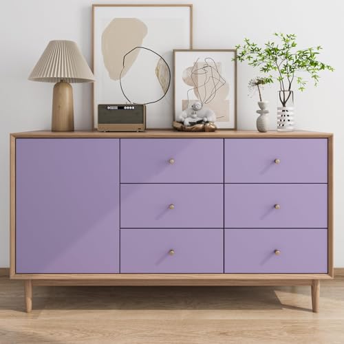 ReWallpaper Purple Wallpaper Peel and Stick Bathroom Girls Bedroom Kids Room Self Adhesive Lilac Purple Vinyl Wrap Roll Waterproof Light Lavender Contact Paper for Cabinets Desk Classroom 177inx65ft - Image 3