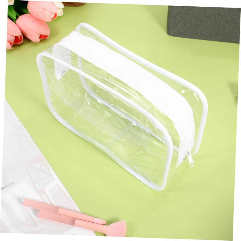 10pcs PVC Travel Makeup Bag Set Waterproof Zippered Storage Pouches Women Toiletry Organizer - Image 5