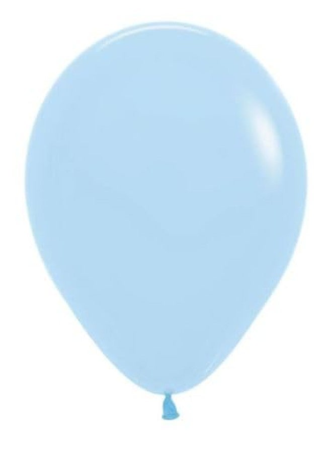 سيمبرتكس بالونات سيمبيرتكس 05 بوصة زرقاء باستيل مطفية (50 بالونًا) (أزرق باستيل مطفي) - Image 2
