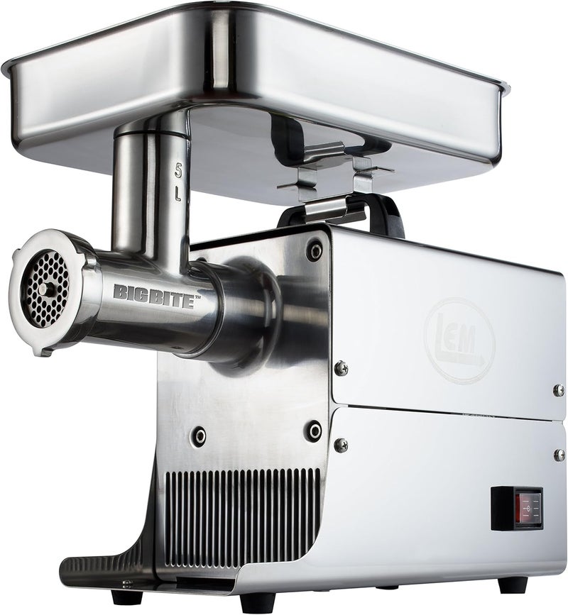 LEM LEM Products W777A Stainless Steel Big Bite Electric 5Meat Grinder 25HP 