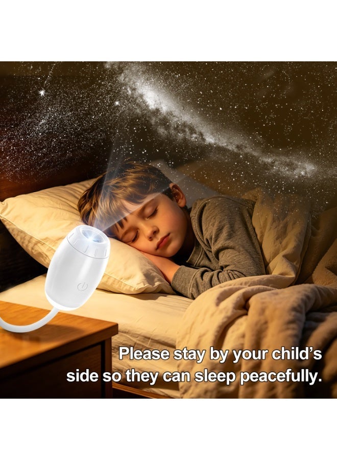 Salange Galaxy Star Projector Night Light with 24 HD Film Discs - Rotating Starry Sky Projector Lamp, Adjustable Focus, USB Powered for   Bedroom & Kids Room - Image 4