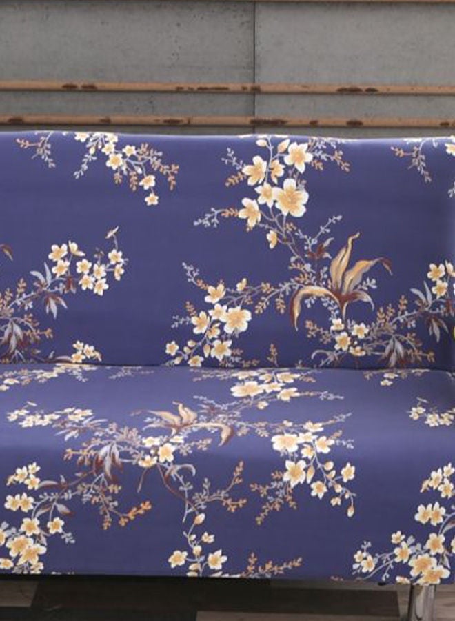 نيبمينينت غطاء أريكة واقٍ مزين بطبعة زهور بنمط ريفي أزرق/ بيج/ بني - Image 2