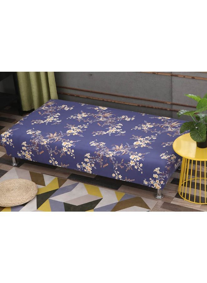 نيبمينينت غطاء أريكة واقٍ مزين بطبعة زهور بنمط ريفي أزرق/ بيج/ بني - Image 4