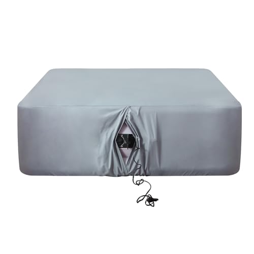 Antranfour Full Fitted Sheet for Air Mattress,with 24 Inch Extra Deep Pockets,Ultra Soft Durable Breathable Bed Sheets Cover for Inflatable Air Bed,with Pump Opening,Inflate at Any Time-Gray - Image 1
