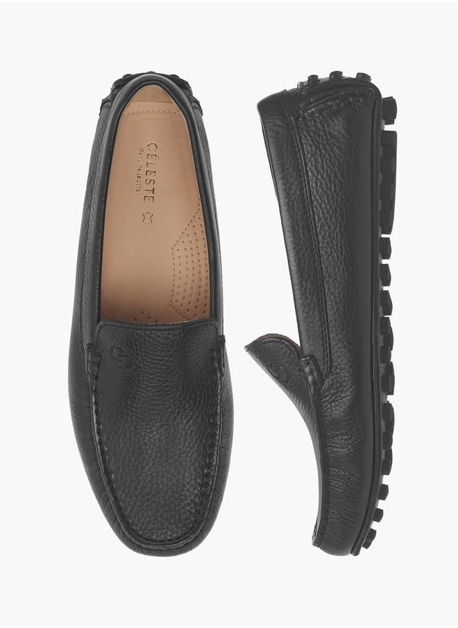 Celeste Womens Solid Slip-On Loafers - Image 2