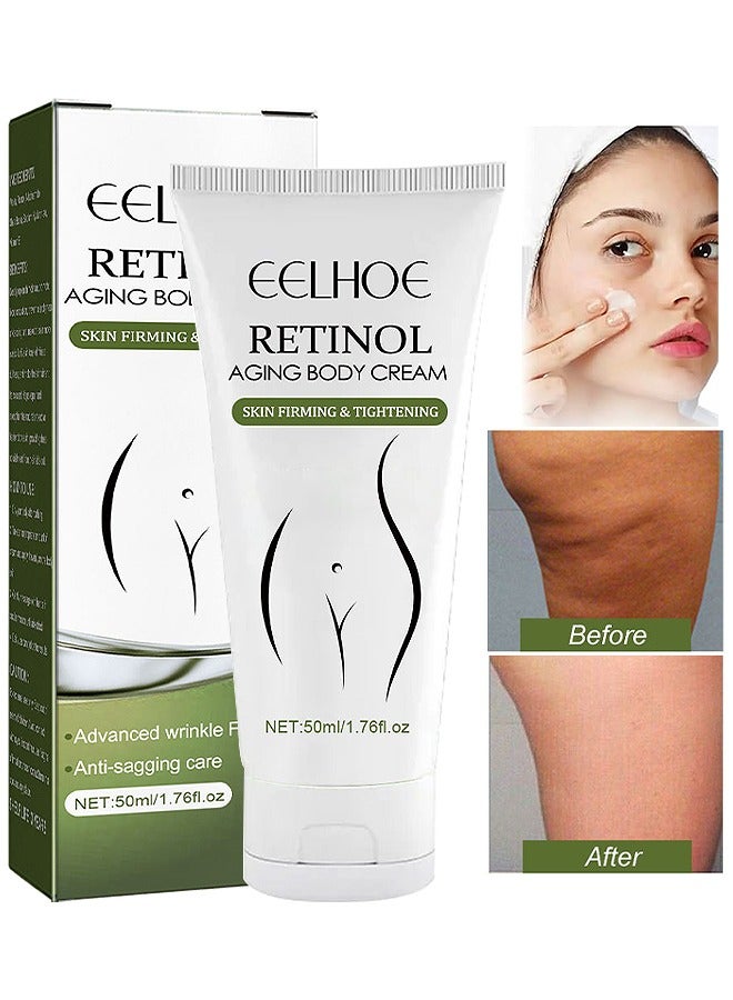 EELHOE Retinol Aging Body Cream, Firming Peptides Cream For Face And Body, Moisturizes, Hydrating Collagen Anti-Aging Cream, Anti Aging Retinol-Facial Cream For Face - Image 1