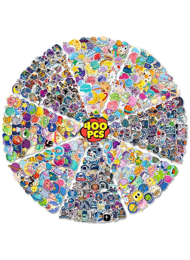 الأزرق جي دبليو 400 ملصق كوكب رائد فضاء ملصق كوكب صاروخ UFO رائد فضاء الرسوم الكرتون - Image 1