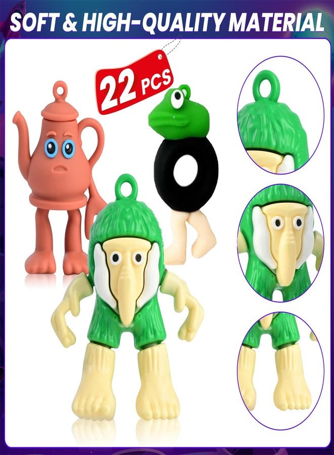 Zbdroxygen 22Pcs Italian Brainrot Toys, Tung Tung Tung Sahur Toys, Mythological Toy for Desk Decoration, Bag Charm, Shelf Display, Figurines - Image 3