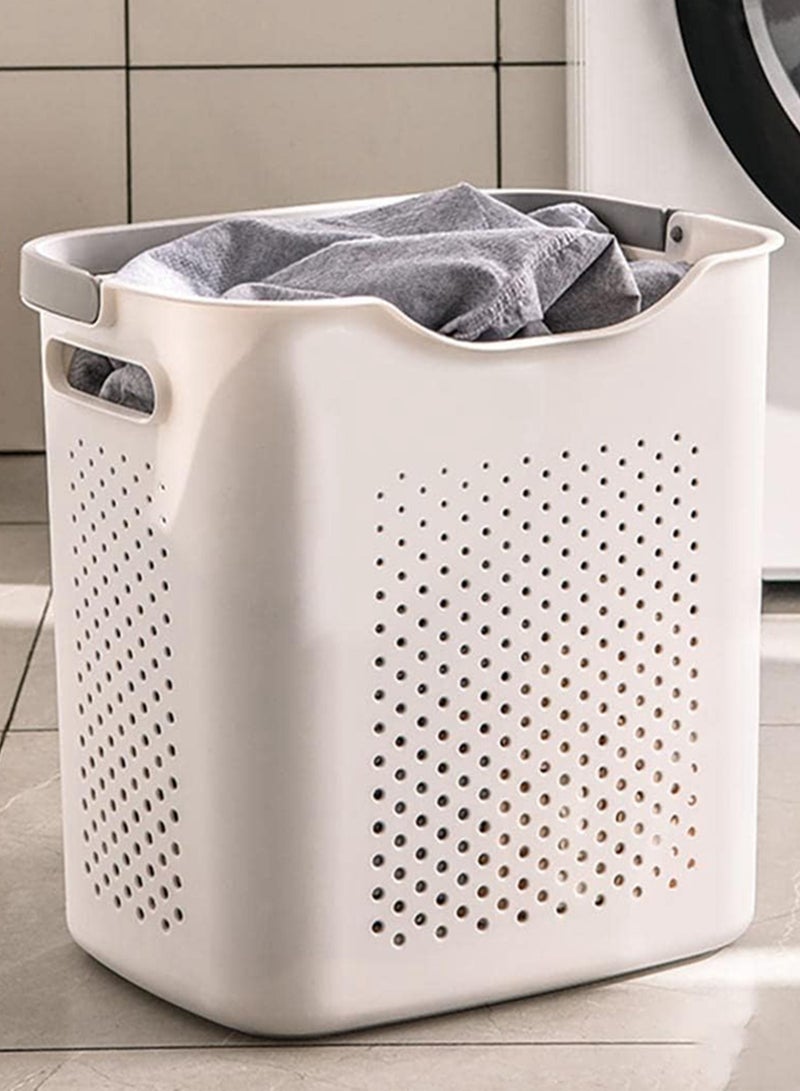 URbazaar 45L Large Laundry Basket Bag Dirty Clothes Basket Laundry Hamper With Handles Toys Storage Bucket Durable for Bathroom Balcony Bathroom Living Room  - Image 1
