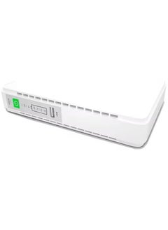 REBENUO POE432 Portable power supply Mini DC UPS Single Phase Lithium Battery On-Line Type 8800MAH10000mah Mini UPS for Networking 60Hz Frequency (White)  - Image 1