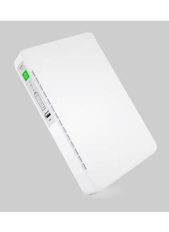 REBENUO POE432 Portable power supply Mini DC UPS Single Phase Lithium Battery On-Line Type 8800MAH10000mah Mini UPS for Networking 60Hz Frequency (White)  - Image 2