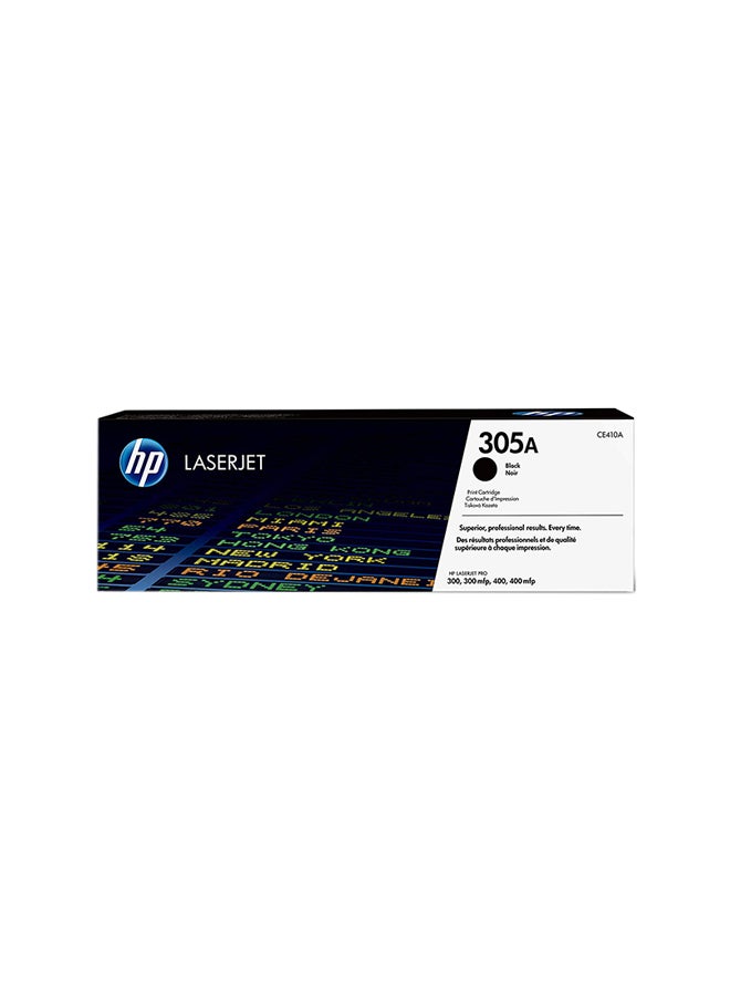 HP خرطوشة حبر ليزر جت الأصلية طراز CE410A أسود - Image 1