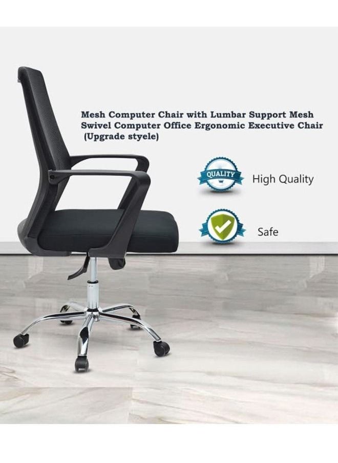 KARNAK Mesh Executive Office Home Chair 360° Swivel Ergonomic Adjustable Height Lumbar Support Back K-9980  - Image 4