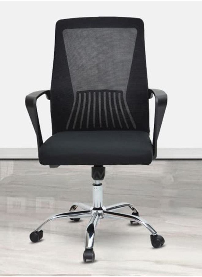 KARNAK Mesh Executive Office Home Chair 360° Swivel Ergonomic Adjustable Height Lumbar Support Back K-9980  - Image 5