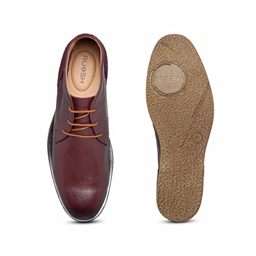 Ruosh The Venice Men Burgundy Ankle Chukka Boot - Image 1